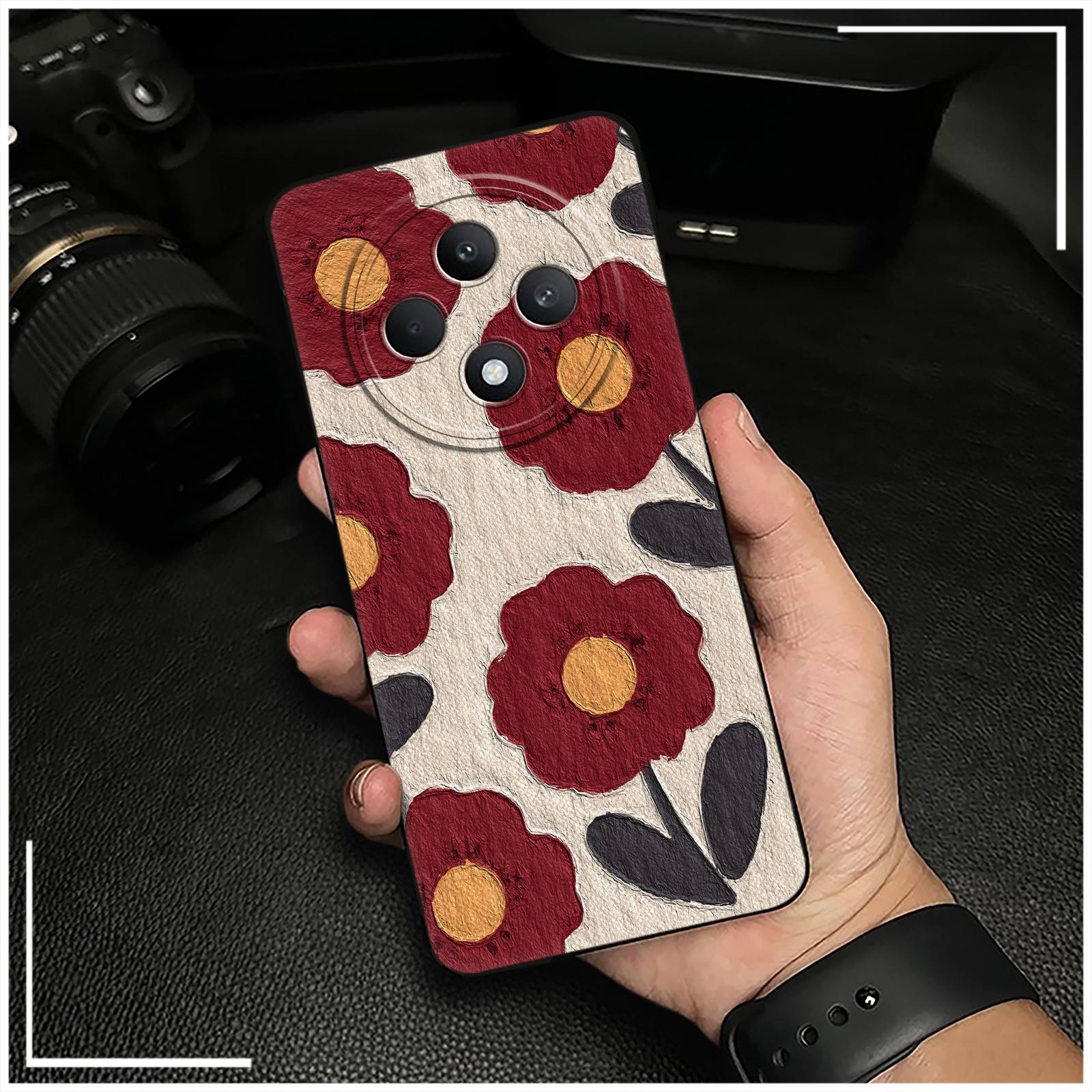 Durable Fashion Design Phone Case For OPPO Reno12F 5G/Reno12 FS/F27 5G Shockproof Phone Pouch TPU Cartoon Protective