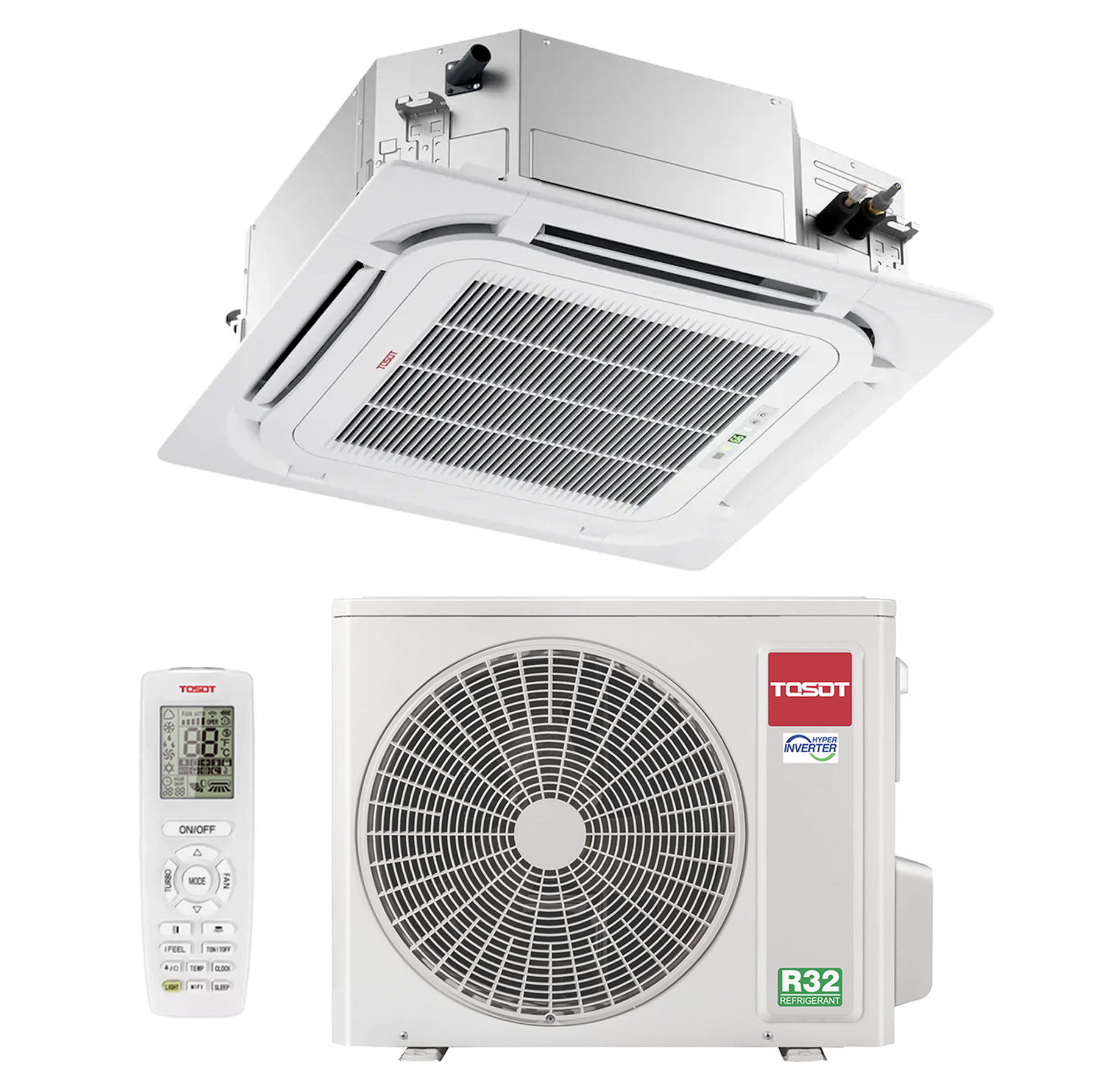 TOSOT Cassette 1.5 Ton Hyper Inverter