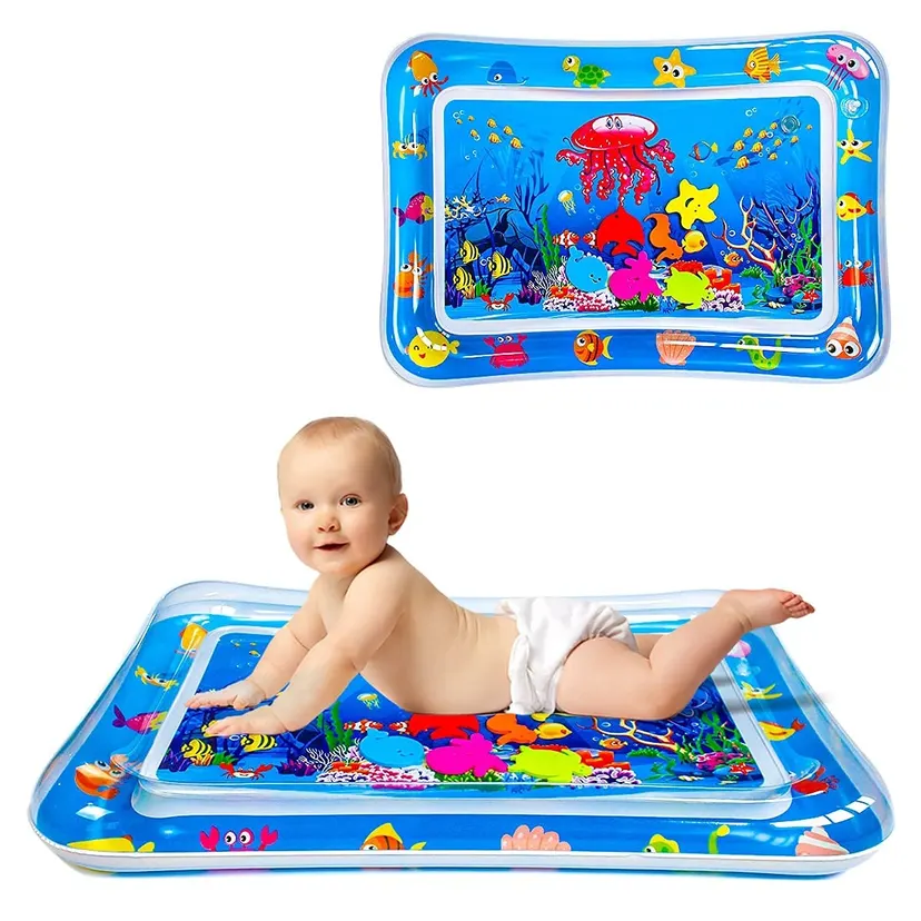 Baby Water Play Mat for Infants and Toddlers Baby Toys for 3 to 24 Months, Strengthen Your Baby's Muscles, Portable