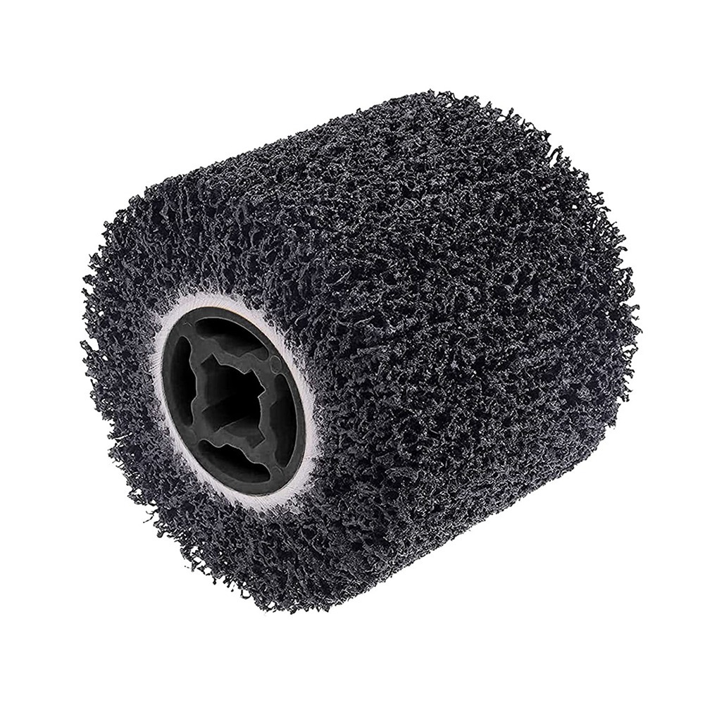 NCANRUI Abrasive Drawing Wheel,Abrasive Drum Paint and Rust Remover,Clean & Descale Welds,Wheel for Wood Metal Polishing