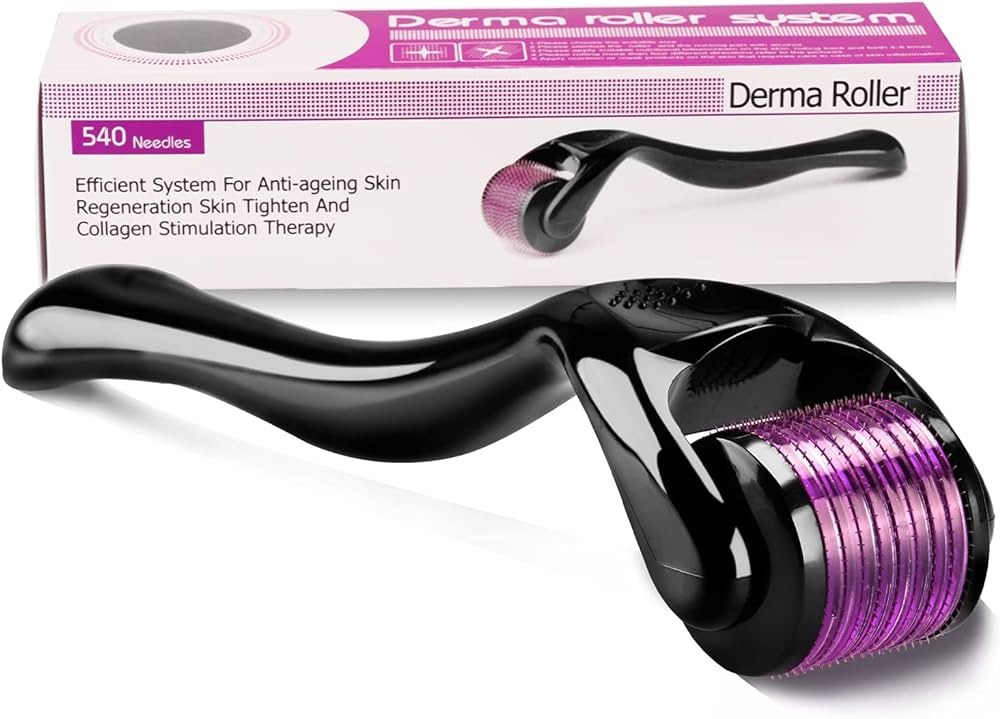 1mm Derma Roller For Hair Growth 540 Micron Needle