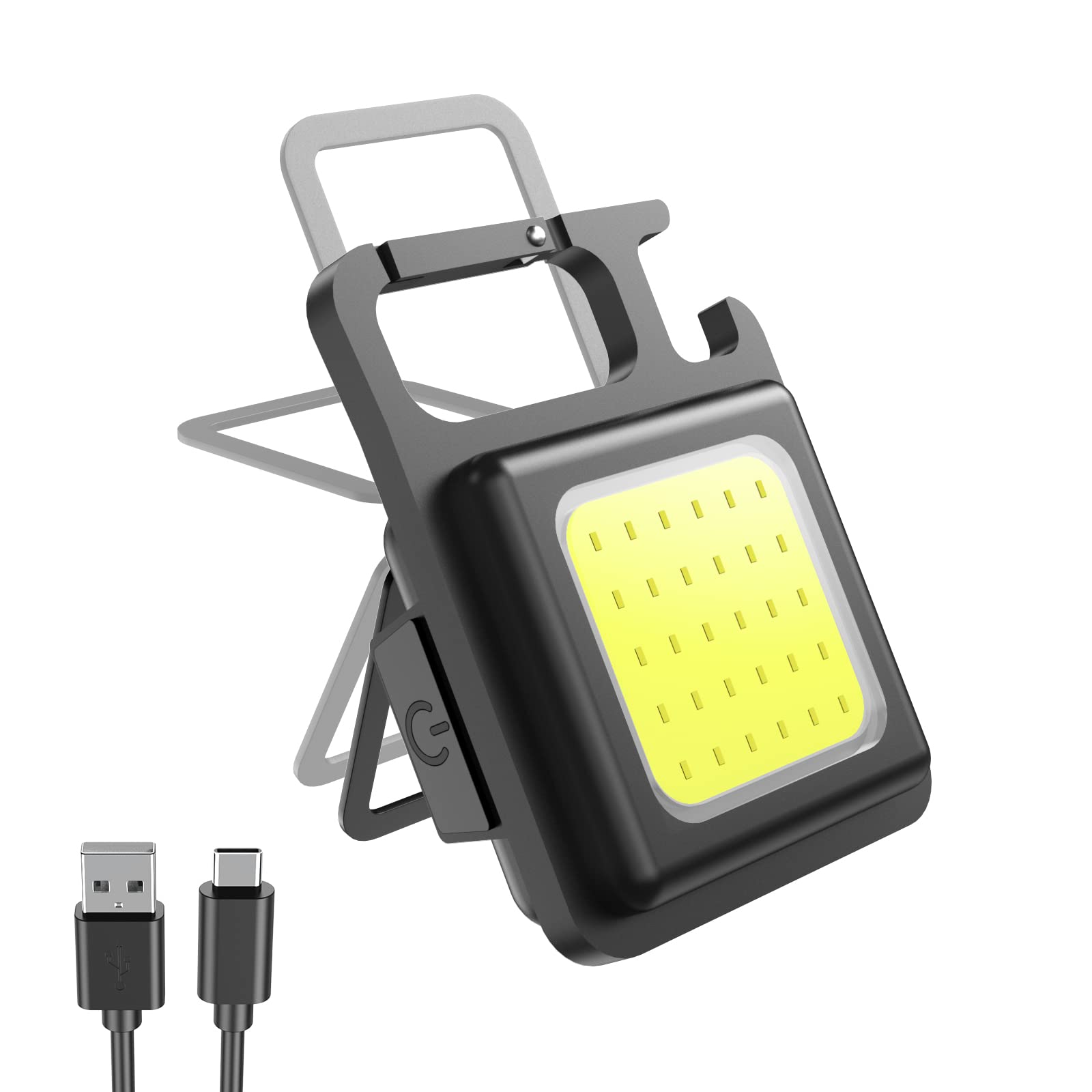 Mini Led Flashlight COB Mini LED Work Light Clip,Magnetic,Portable Pocket Light for Camping Hiking Travel