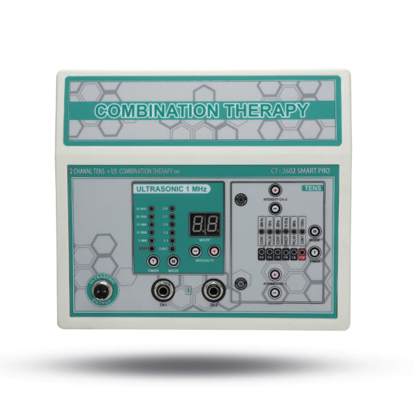 SMART PRO 4 Channel TENS + 1MHz Ultrasound Combo Therapy Machine for Hospitals, Clinics & Advanced Home Use