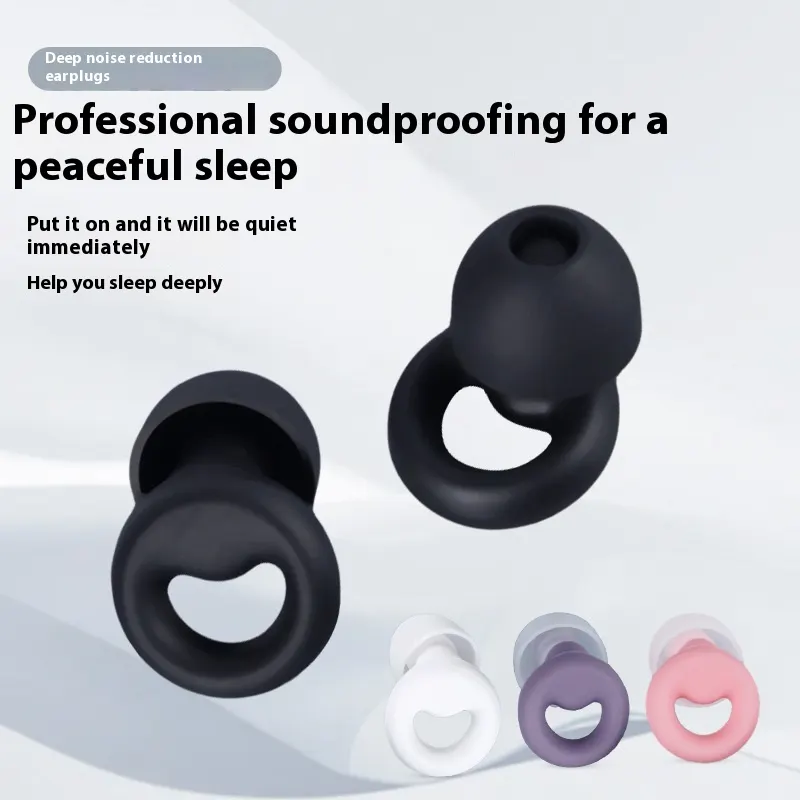 Earbuds Soft Swim Waterproof Reuse Earbuds Silicone Noise Cancelling Sleepbuds Focus and Sleep Earbuds