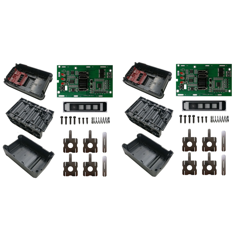 fasdaga 2X Suitable for -CHANGE 18V 20V Lithium Battery Plastic Shell Charging Protection Board PCB Box Shell