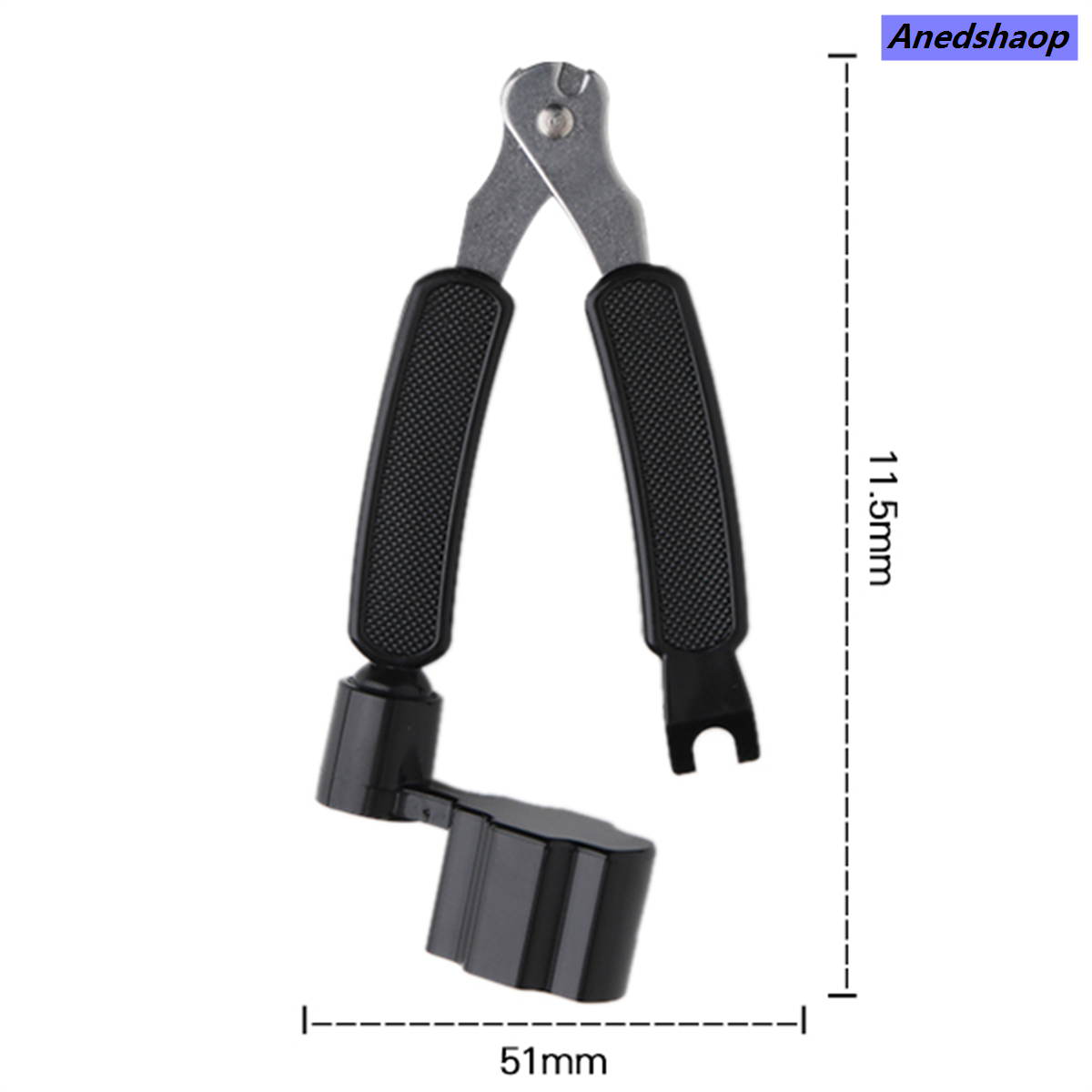 Anedshaop Miwayer Guitar String Winder 3 IN 1String Peg Winder + String Cutter High Quality + Pin Puller Instrument Guitar Maintenance Tool Repair Tool