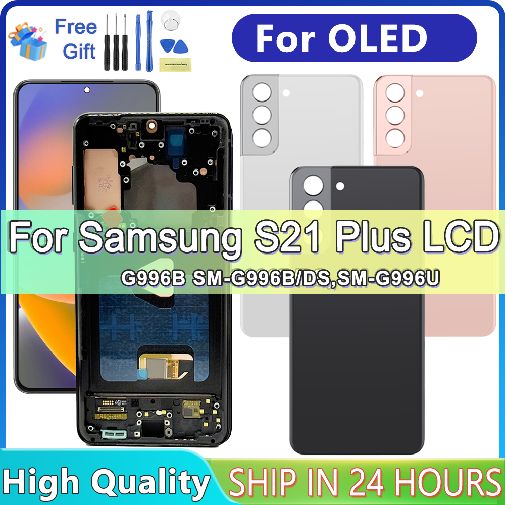 HOT 6.7'' For AMOLED For Samsung S21 Plus Lcd Display Digital Touch Screen For Samsung S21+ LCD G996 G9960 G996F Screen