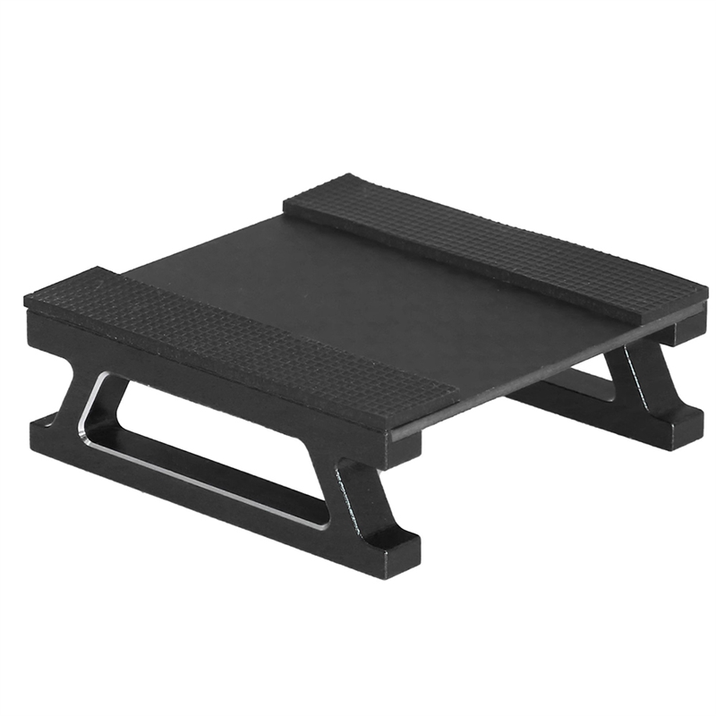 NAMUNY Display Work Stand Station Assembly for 1/28 Mini RC Car Model Car Repair Stand Black