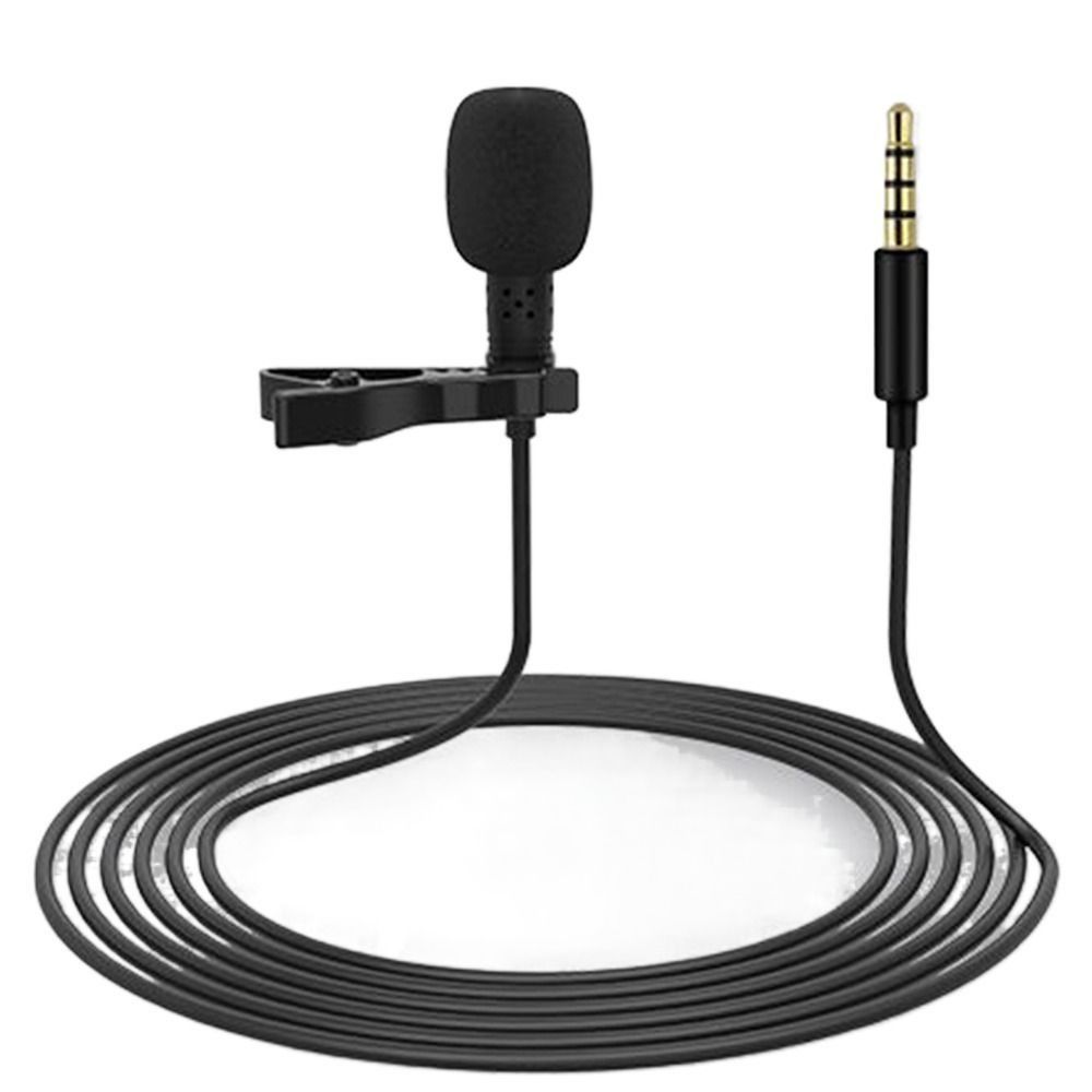 Computer Supplies Portable Live Broadcast Voice Recording Mobile Phone Noise Reduction Clip on Small Microphone Lapel Microphone Lavalier Microphone