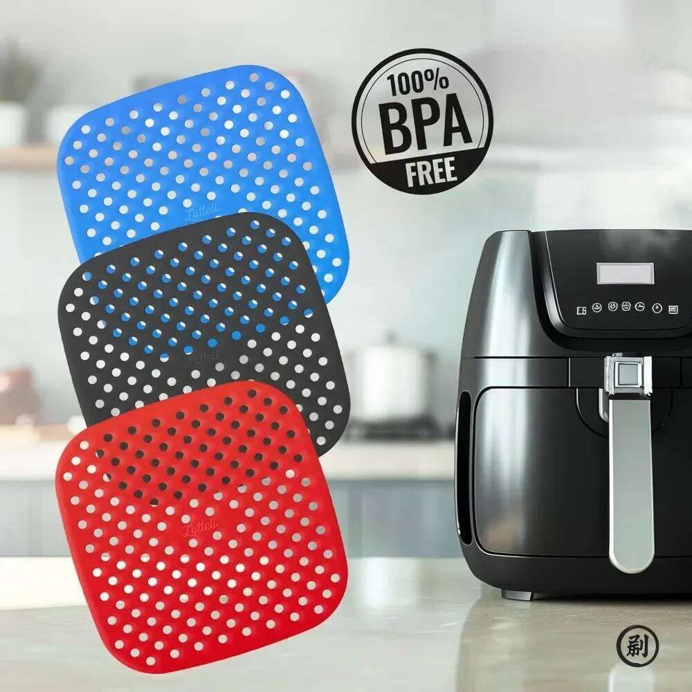 Reusable Liners 5QT or Bigger - Easy Clean Air Fryer Dishwasher Safe Non Stick Parchment Paper Replacer