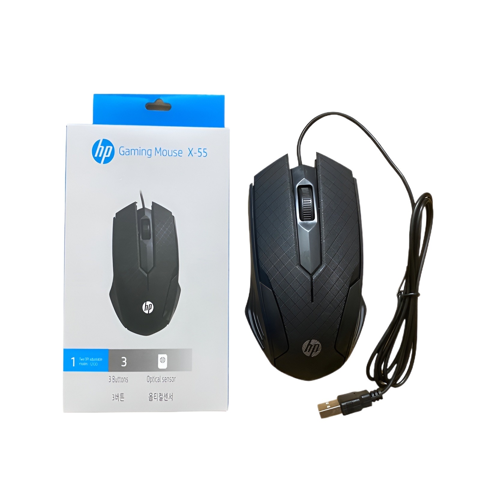 Hp Gaming Mouse X-55 | USB Mouse | Black |
