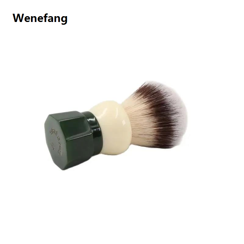Wenefang YAQI Green Obsidian Synthetic Hair Mens Wet Shaving Brush