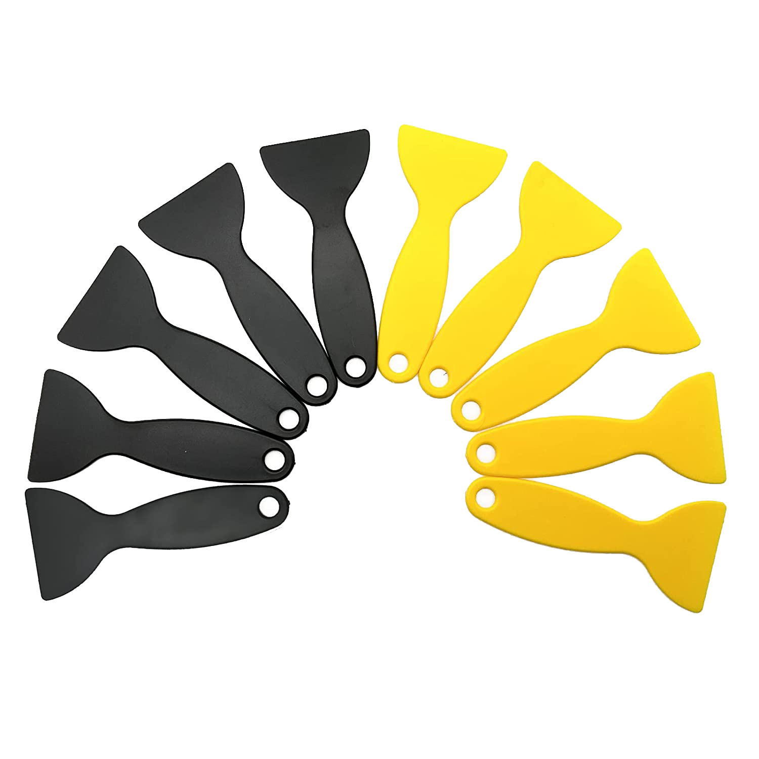 10 PCS Plastic Spatula Resin Scraper Putty Knife Air Bubble Remover Sticker Installation Tool