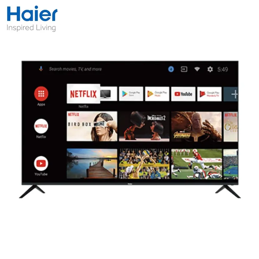 Haier 65 Inch 4K Bezel Less Google Android TV - Smart AI Plus (LE65K6600HQGA)