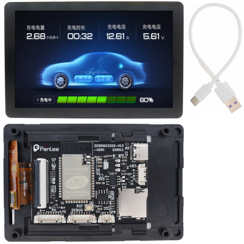 1PCS ESP32 Development Board - WT32-SC01 With 3.5 inch 320X480 Capacitive Multi-Touch LCD Screen Built-In Bluetooth Wifi