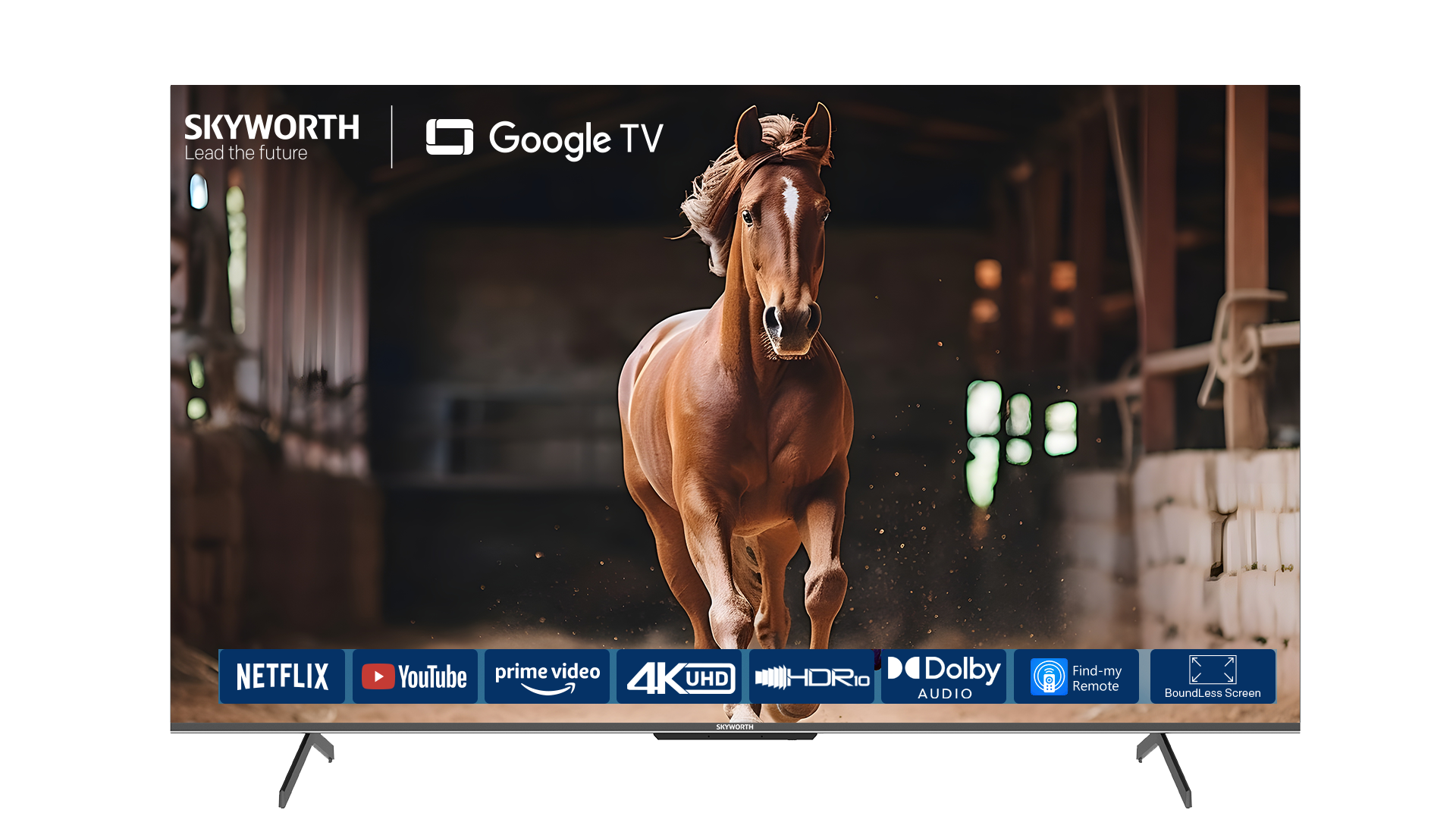 SKYWORTH 75 inch 4K UHD Google TV - 75G6500G