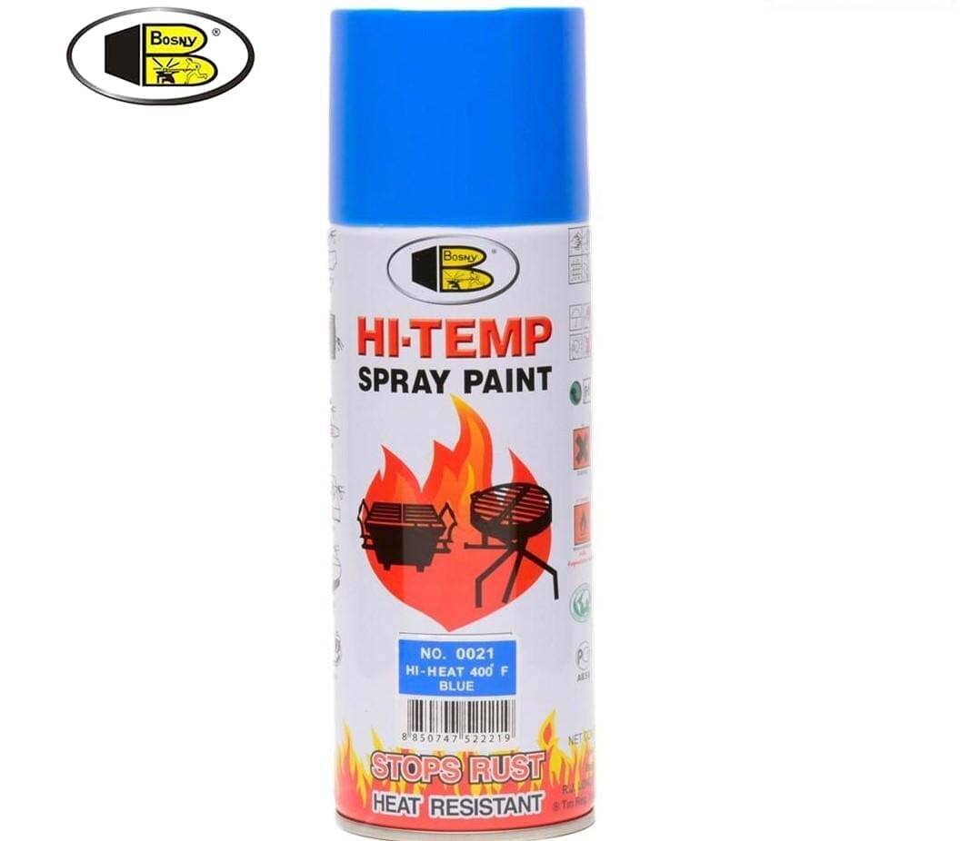 Spray Paint Fluorescent Blue 400 ml for Metal, Plastic, Wood, Wall, Car & Bike | Fast Drying, Brilliant Finish, Interior & Exterior Use | Multipurpose | Durable (Bosny)