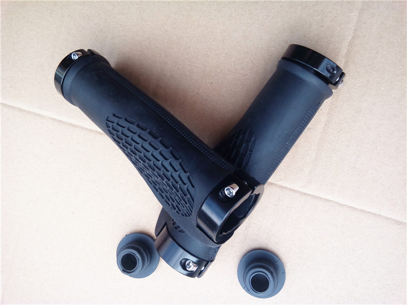 Rubber Bike Handlebar Grip Anti-Skid Ergonomic Mountain MTB Cycling Parts Bicycle Grips Black Gold Red Blue Bles Online DZ-30C-03