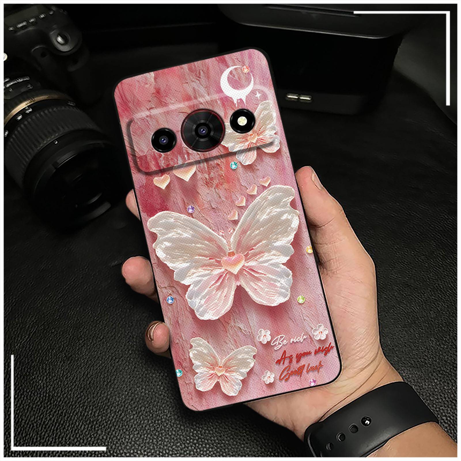 Cute Phone Pouch Phone Case For ZTE Nubia P7 Pro 5G/Optus X Value 5G Graffiti Silicone Oil Painting flower Protective