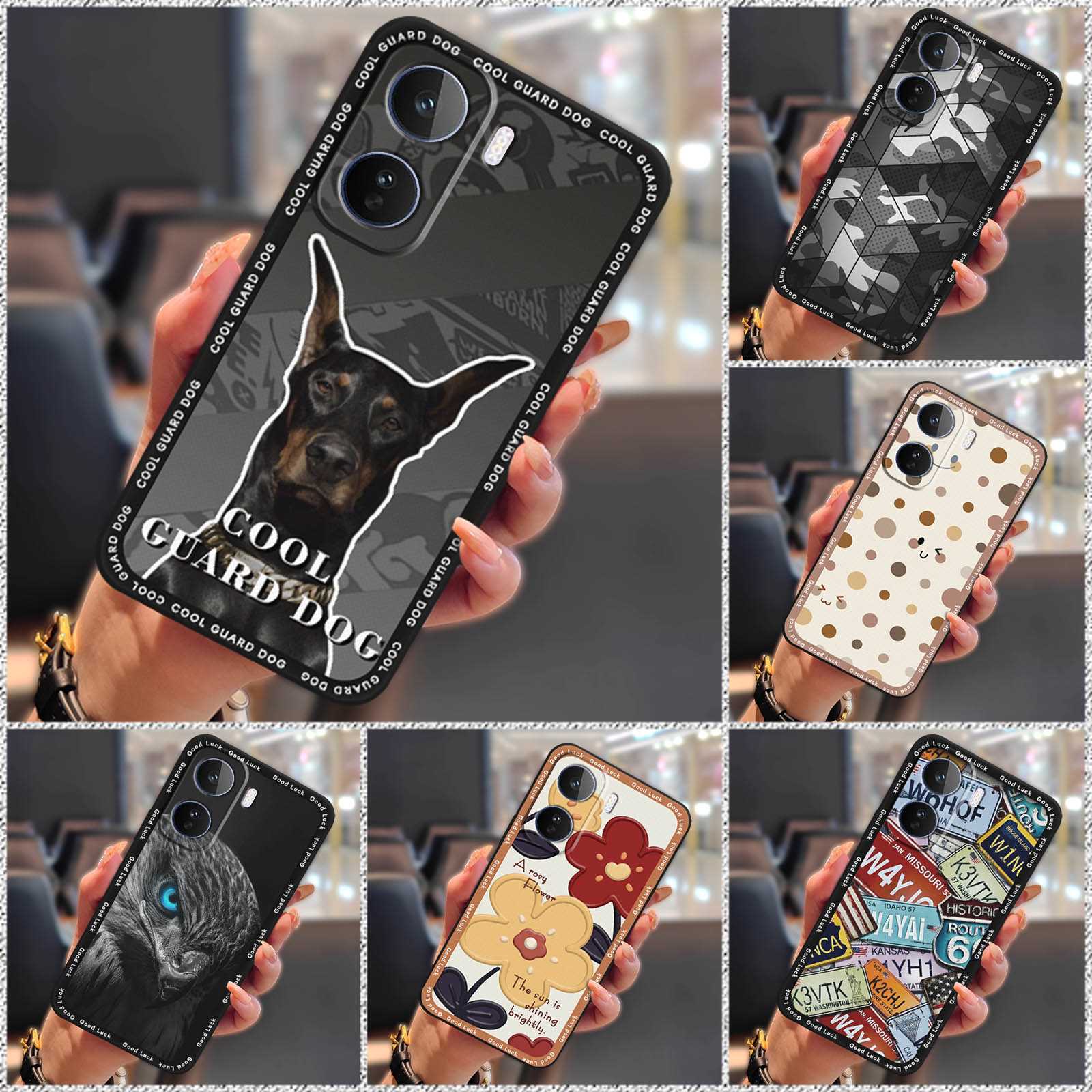 TPU Shockproof Phone Case For 1+15/OnePlus15 Anti-dust Cartoon Dirt-resistant Waterproof Silicone Back Cover Durable