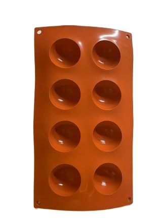 Baker's Creation Round Shape Chocolate Mould (Reusable Round Shape Mould/Silicone Mould) M-01