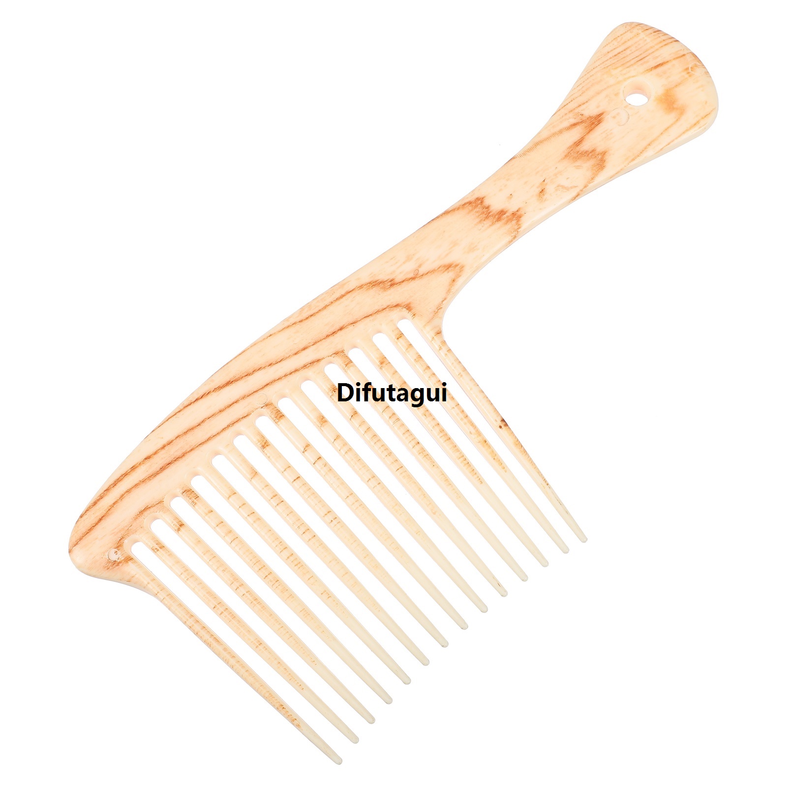 Difutagui Portable Wide Tooth Detangling Comb for Haircare and Gentle 【2025 Version】 Hair Detangling Resilient Long Beard Comb for Home Use