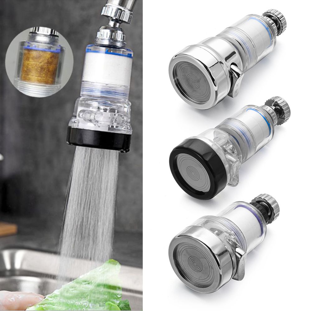 Kitchen Universal Sprayer Connector 360° Aerator 3 Modes Tap Head Swivel Tap Water Purifier Faucet Nozzle