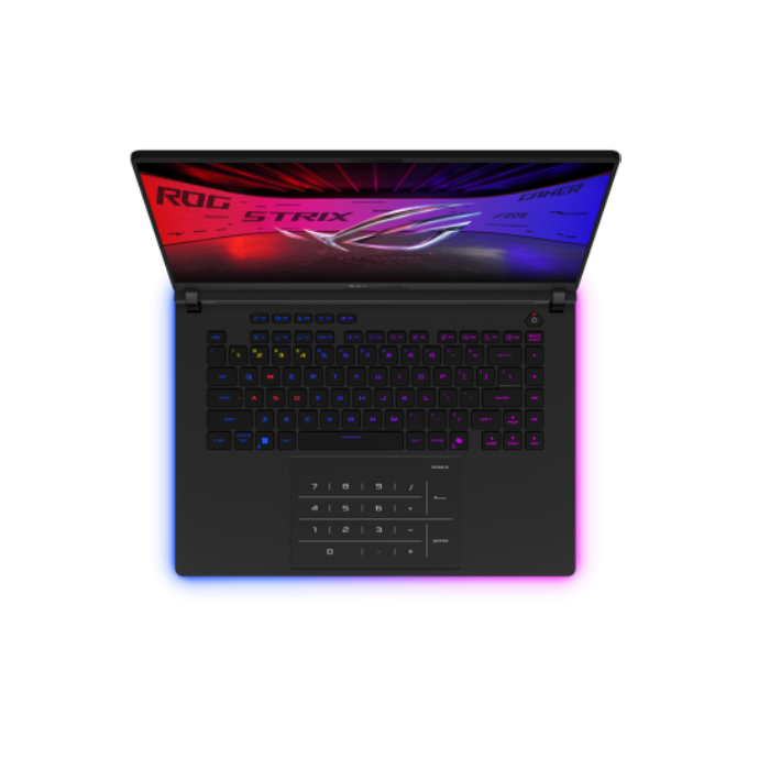 ASUS ROG Strix Scar 16 G635LW | Intel Core Ultra 9 275HX | 32GB RAM | 2TB NVMe SSD | 16.0" WQXGA 240Hz Display | NVIDIA RTX 5080 - 16GB | Windows 11 | Numpad | ROG Backpack | Mouse | Headset | Off Black | 2 Year Int'l Warranty | 1 Year Perfect Warranty