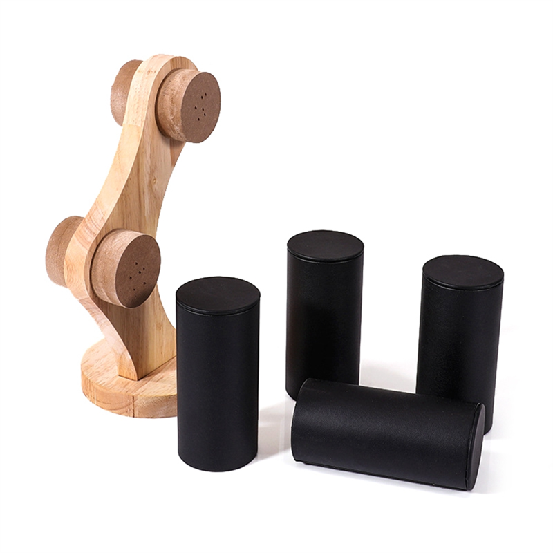1 PCS 2-Layer Solid Wood Jewelry Display Stand Bracelet Watch Organizer Storage Rack Jewelry Packing Display Props Bracket 2