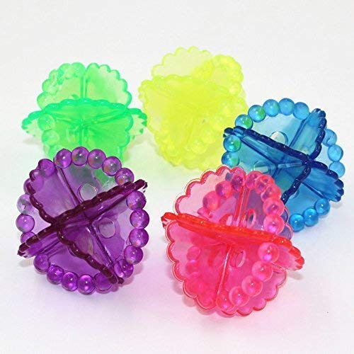 4 pcs Reusable Laundry Dryer Ball Washing Ball Washing Machine Cloth Wash Brush Ball Plastic Washing Machine Ball for Laundry Dryer Durable Cloth Cleaning Ball