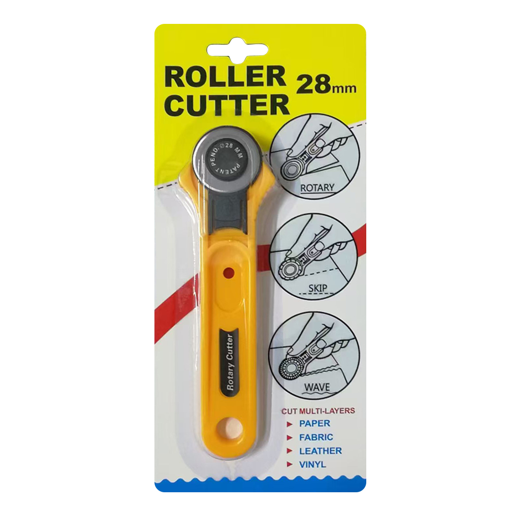Fifty percent discount 28mm Rotary Fabric Cutter Leather Craft Cutting Tool For DIY Fabric Patchworking Sewing Quilting Crafting Tools