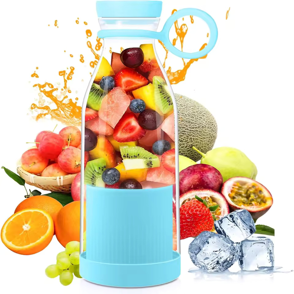 Juice Extractor Fresh Fruit Juicers USB Rechargeable Mixers Smoothie Ice Maker Portable Juice Bottle Mini Fast Electric Blender