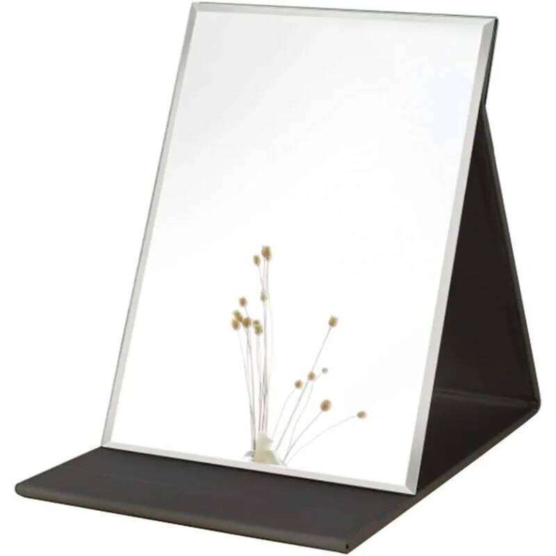 Large Portable Super HD Makeup Multi Stand Angle Hand Free/Handheld/Tabletop Foldable Mirror 6.9X4.9 Inch