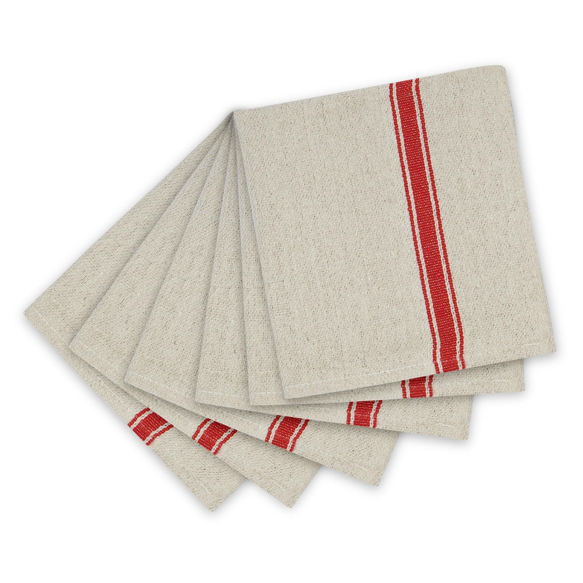 Wet & Dry Cotton Cleaning Cloth, Table Duster - Pack of 6