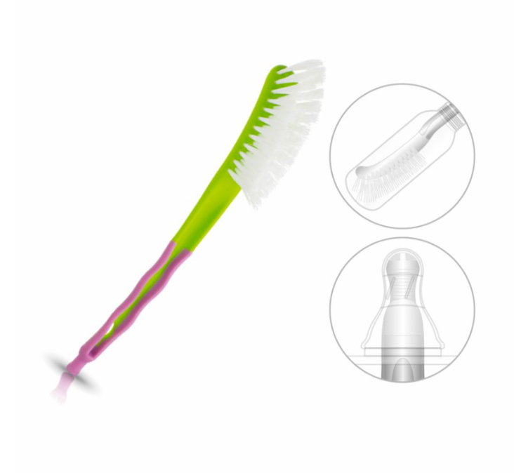 Bottle & Teat CLeaning Brush BPA FREE, Hygienic Convenient