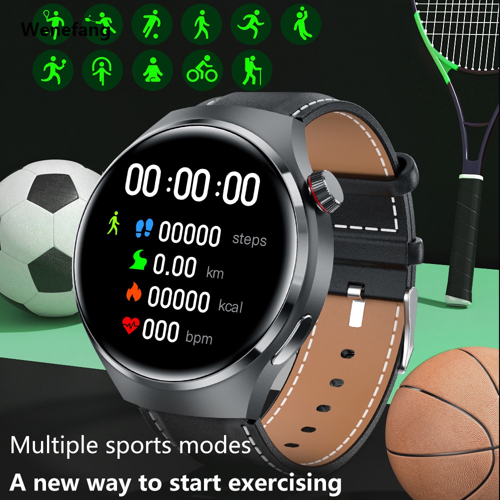 Wenefang 2025 New GT Series 4 Pro Smart Watch Men AMOLED HD Screen Bluetooth 2025 Call GPS NFC Heart rate Waterproof Smart Watch For HUAWEI