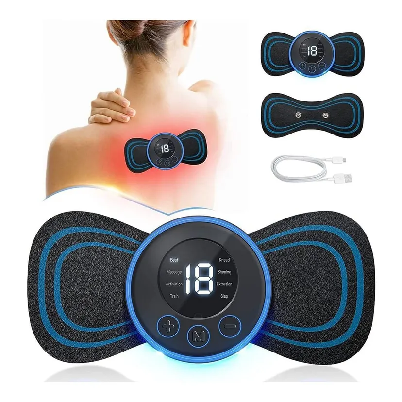 Electric EMS Neck and Shoulder Massager, Body Pain Relief Massager