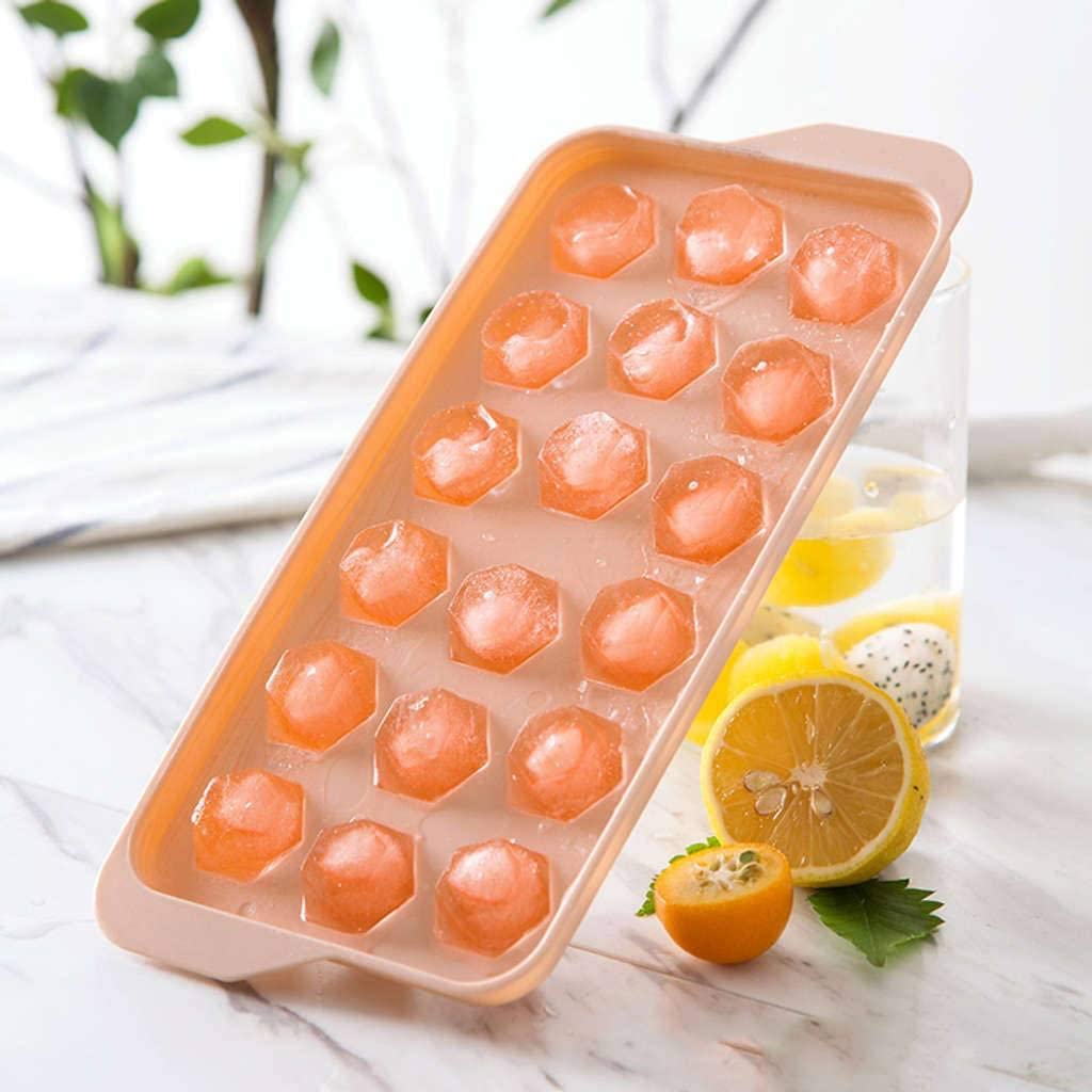 1PCS Ice Cube Tray Stackable Flexible Easy Release Cone Round Ice Cube Molds