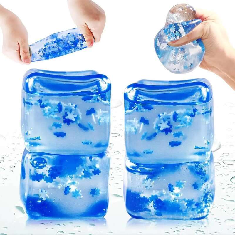 Taba Squishy Nee Doh Nice Maltose Squeeze Fidgeting Toys Relief Sensory Toy Anti Stress Scovichy Snowflake Ice Cube