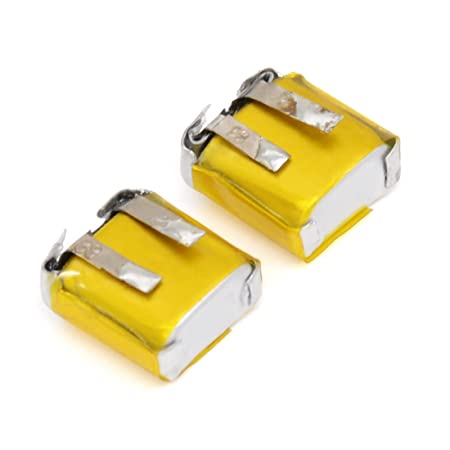 (2 Pcs )30mah LiPo rechargeable Battery for Earbud/Earpod and Bluetooth devices.