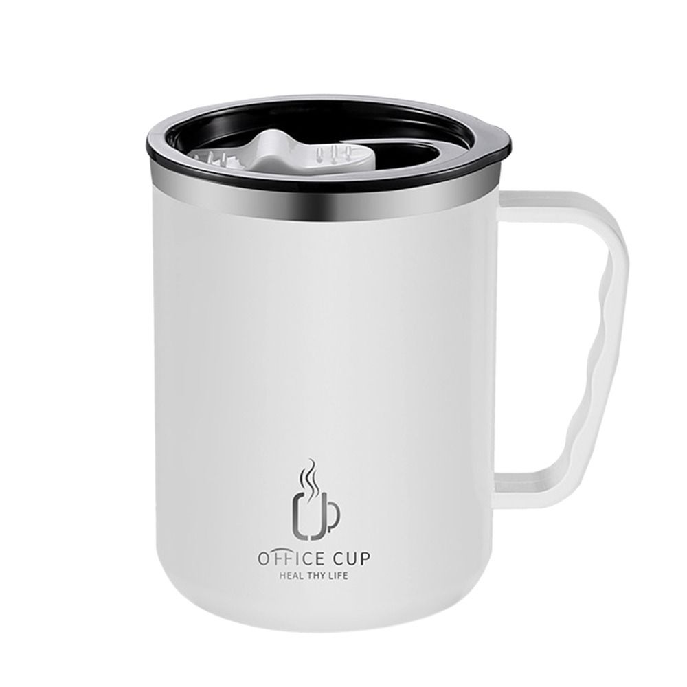 500ML With Handle and Lid Double Wall Traveling Cup Insulated Cup Coffee Mug Vacuum Water Bottle