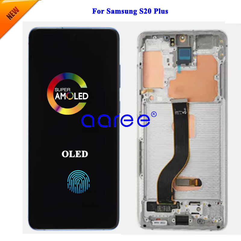 HOT 6.'7 OLED LCD Screen For Samsung S20 Plus For SAMSUNG S20 Plus G985F Disaplay LCD Screen Touch Digitizer Assembly