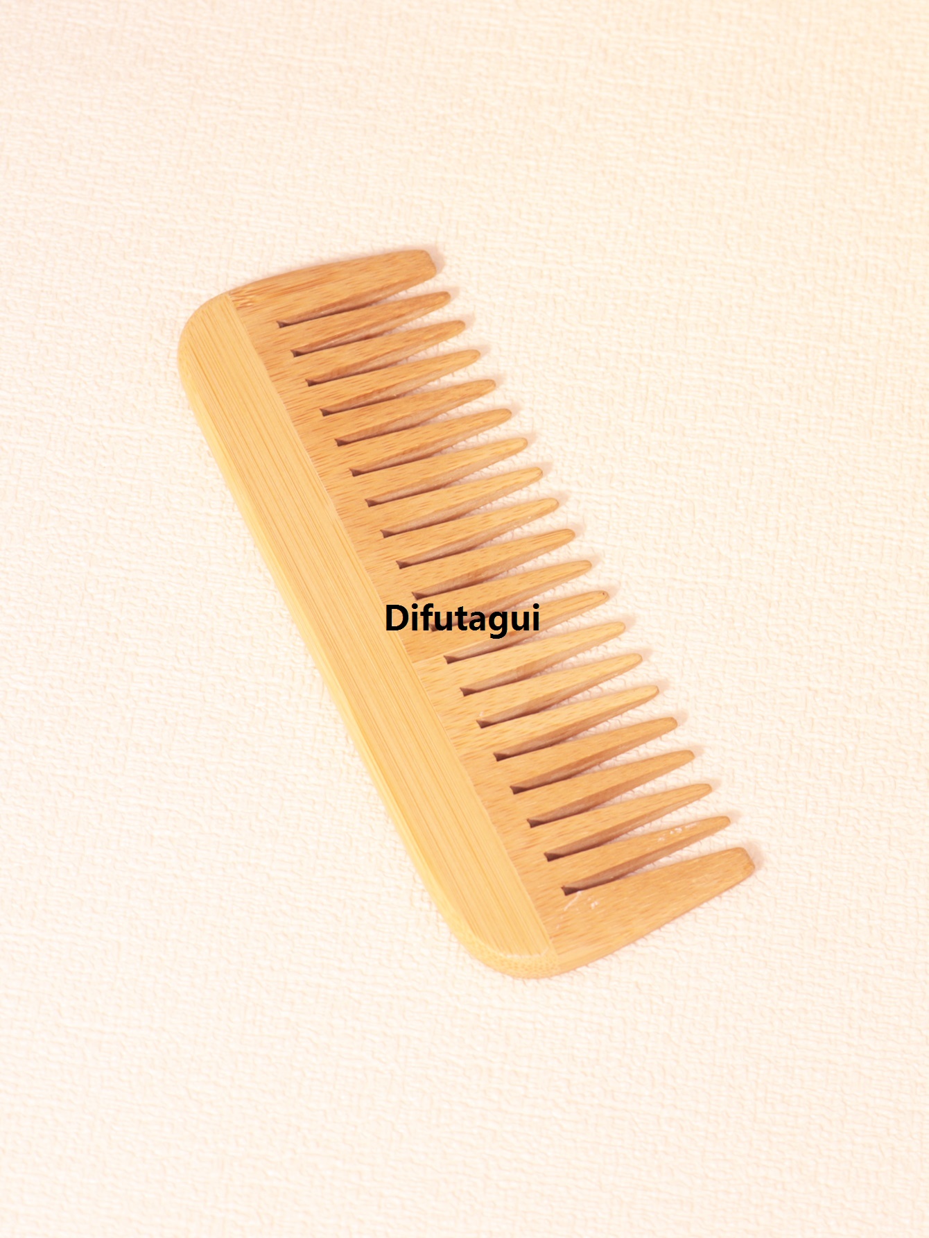 Difutagui Comb wide-toothed bamboo wood natural 1 piece environmentally 【2025 Version】 friendly anti-static heat-resistant hair comb