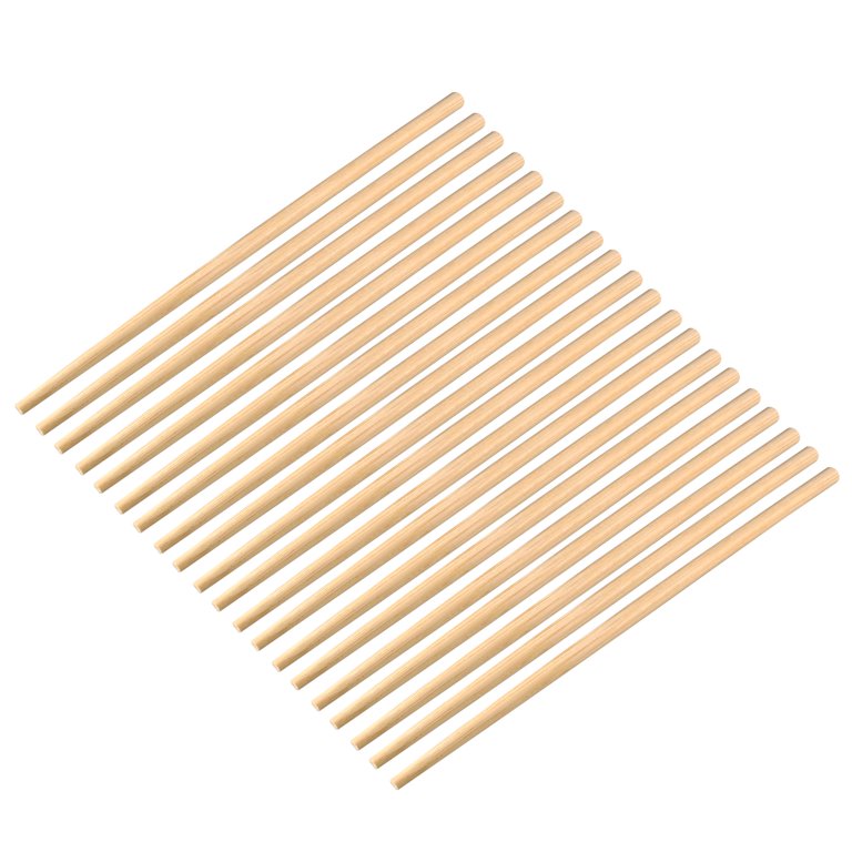 10 Pair Reuseable Bamboo Chopsticks Classic Style Wooden Chopstick 9.5 Inch Set Of Ten
