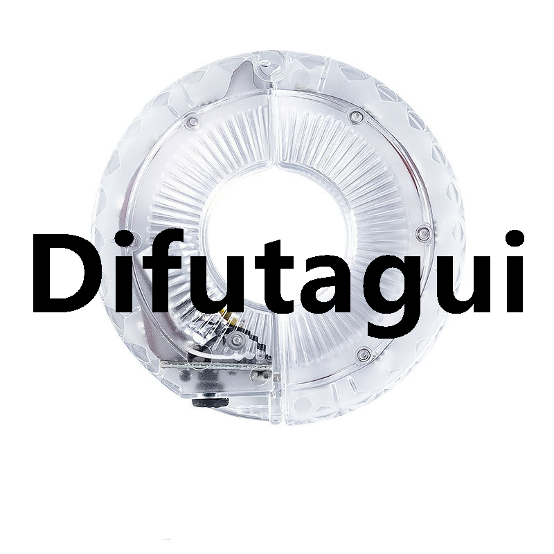 Difutagui FORIDE LED Bicycle Wheel Light Bike Front Rear Hub Lamp with High Quality 7 Color 18 Modes Rechargeable Kids Balance Bike Light
