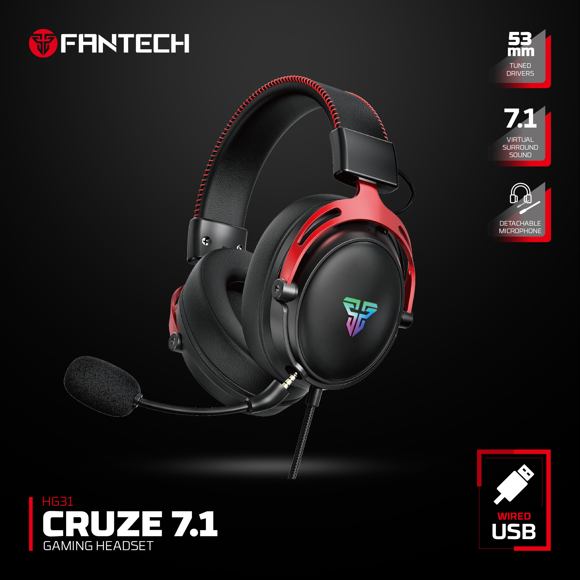 FANTECH HG31 CRUZE 7.1 Gaming Headset