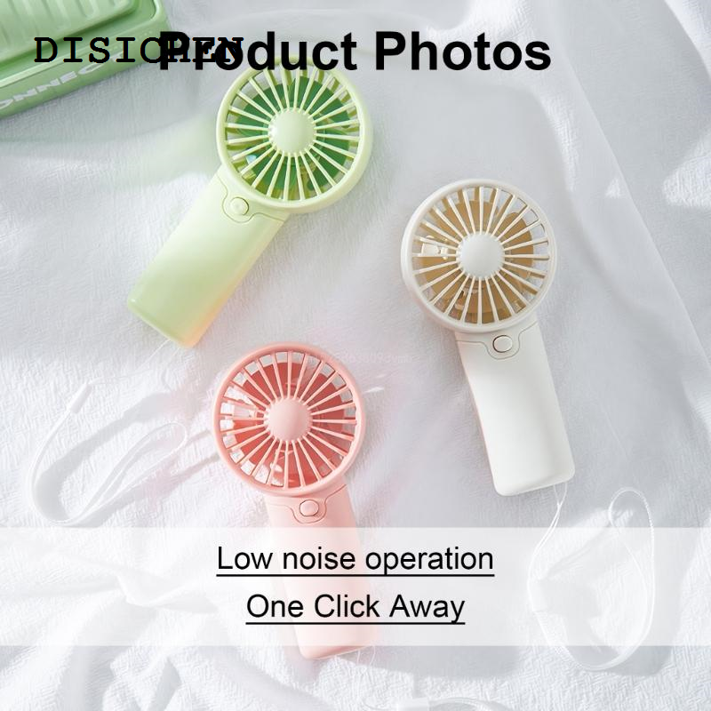 DISICHEN Profesional 1.5V AAA Operated Powerful Handheld Fan Portable Small Lightweight Makeup Fan for Girl Women Indoor Outdoor