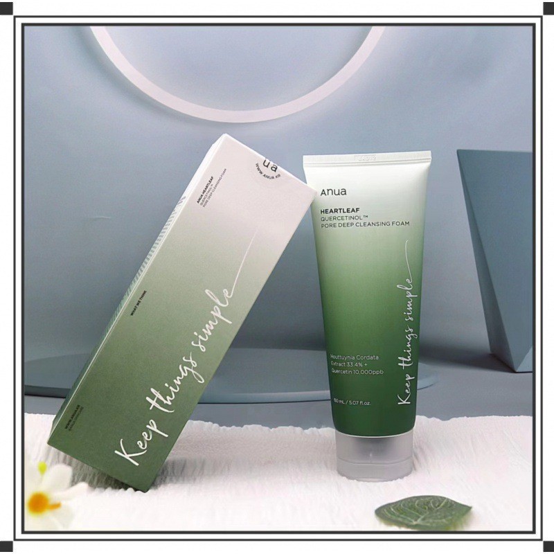 Cross-border ANUA Heartleaf Houttuynia Pore Deep Cleansing Foaming Facial Cleanser 150ml