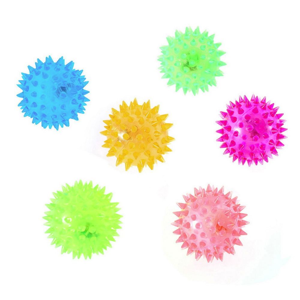 Chewing Sound Dog Puppy Fun Cat Pet Ball LED Light Toys