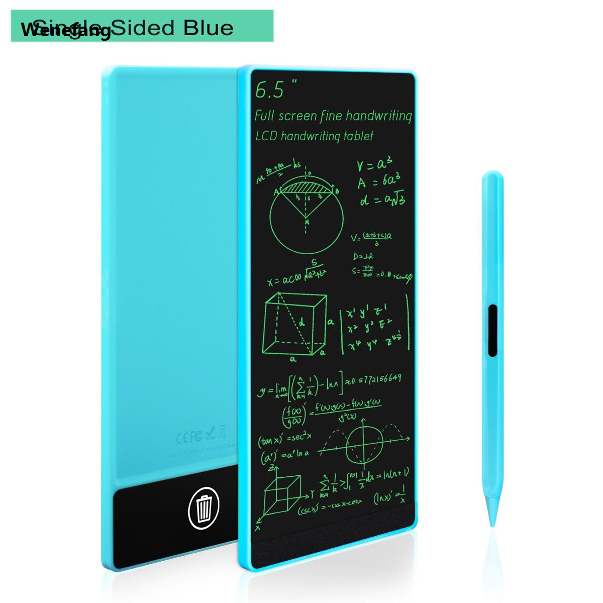 Wenefang 6.5-inch Full Screen Superfine Handwriting LCD Writing Tablet Meeting Content Magnetic Sketch Pad Liquid Crystal Drawings Board